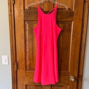 Sugarlips Vivid Pink Backless Dress